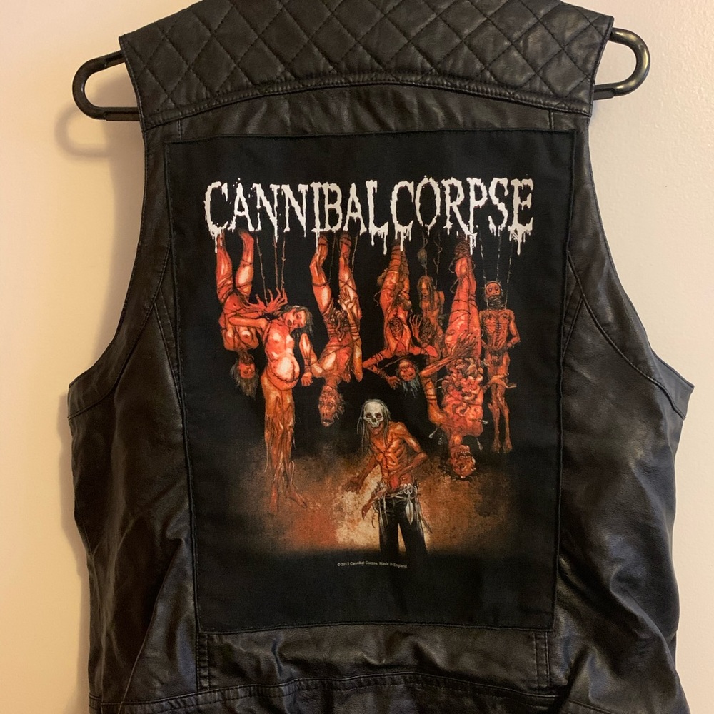 HOST PICK 🥳 Vegan Leather vest - Cannibal Corpse